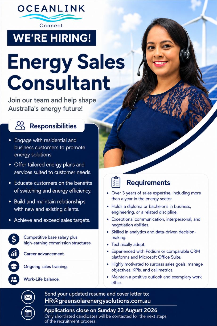 ENERGY SALES CONSULTANT at Pacific Islands Jobs Banner